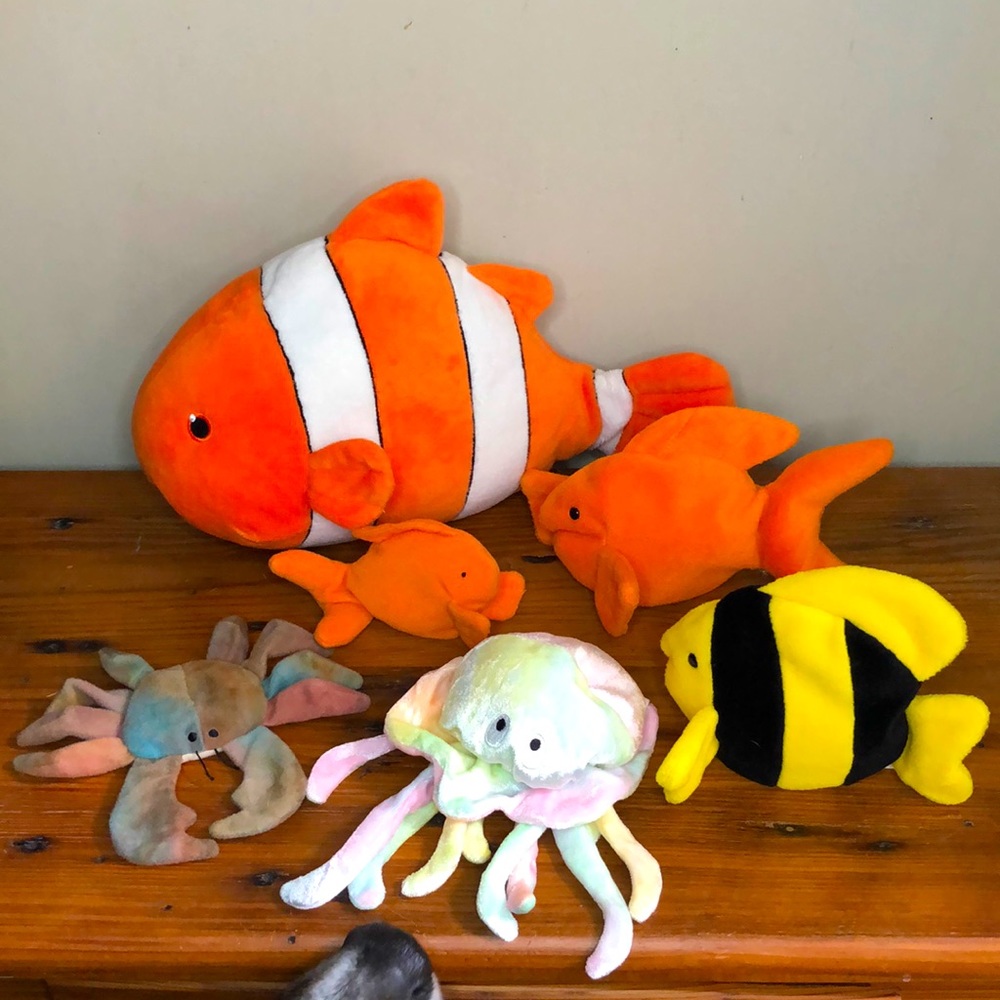 Nemo clown fish and beanie friends